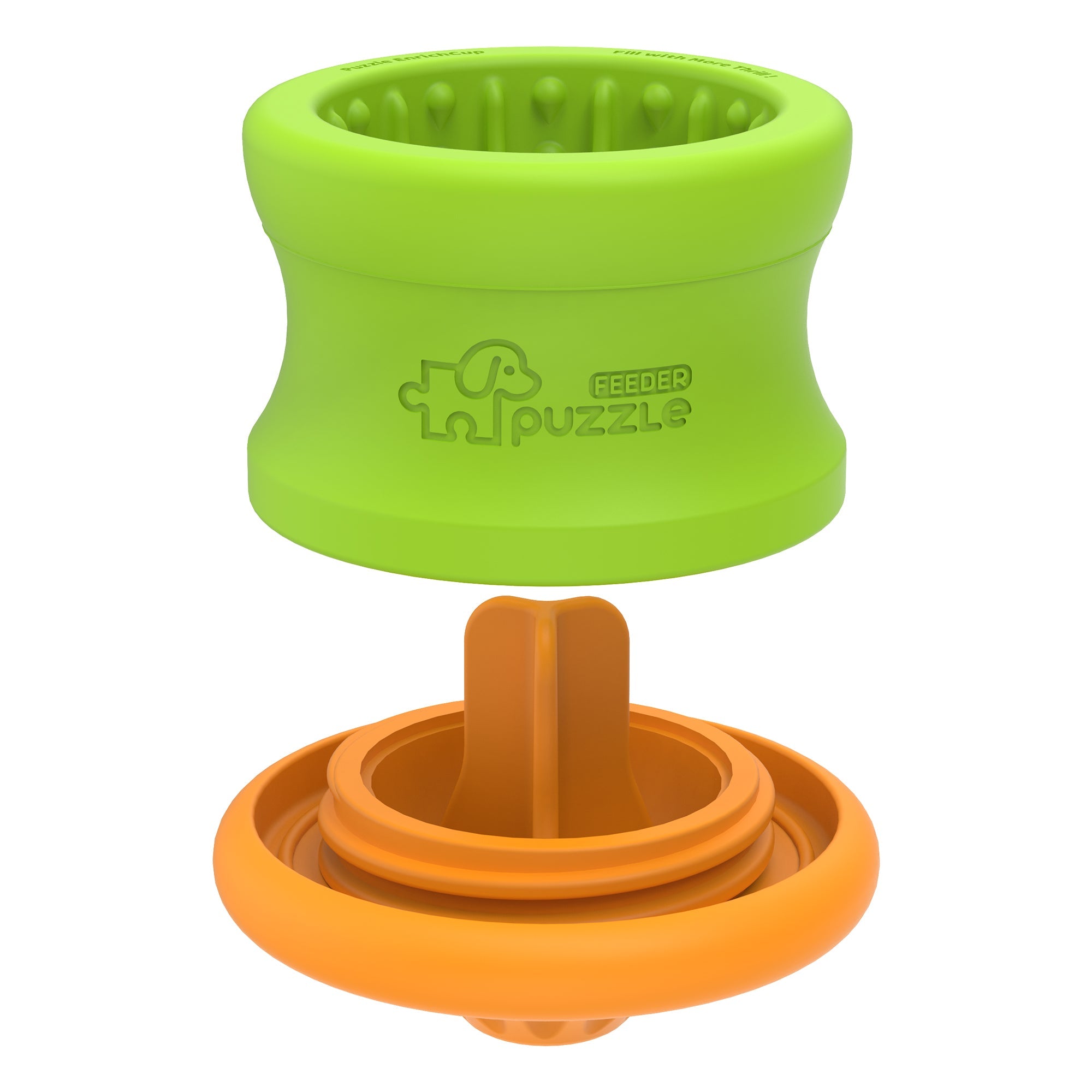 Dog Puzzle Tumbler M - Puzzle Feeder Enrichment Toy (for S/M Breeds)