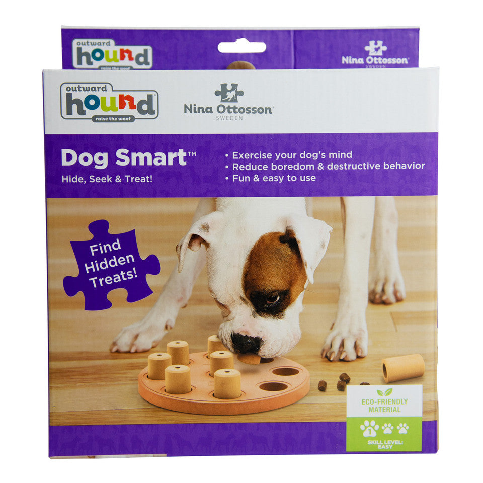 Dog Smart Composite Interactive Treat Puzzle Dog Toy, Orange