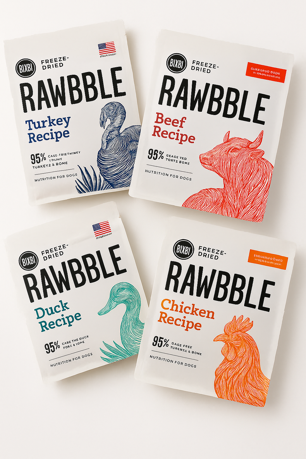 Bixbi_Rawbble_freeze_dried_dog_food_pet_bundle white