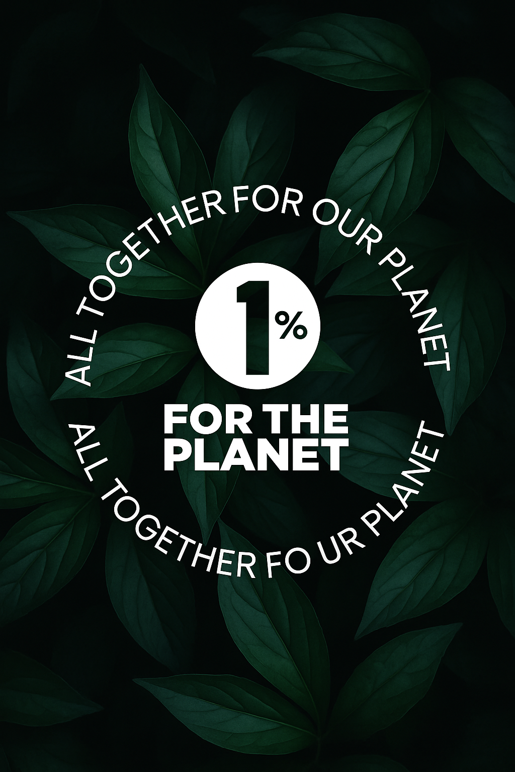 Charity donation one percent for our planet