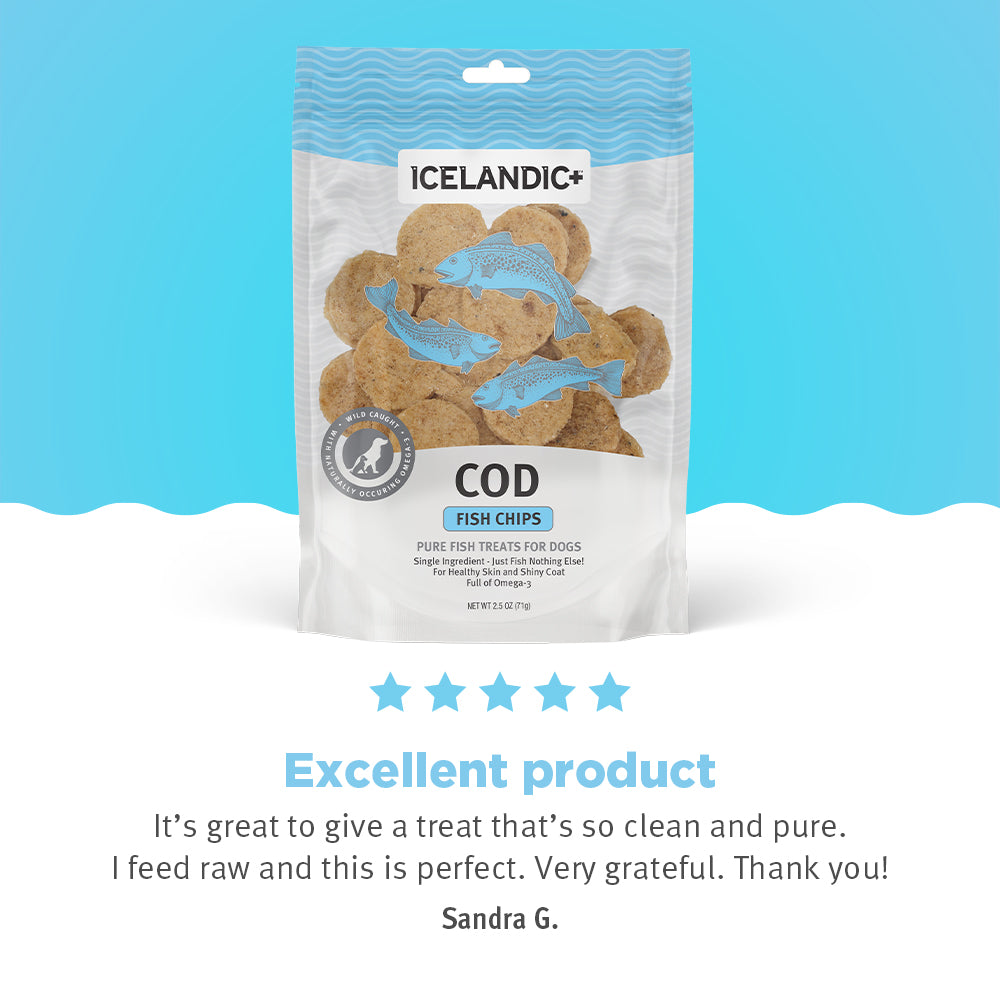 Cod Fish Chips Dog Treats