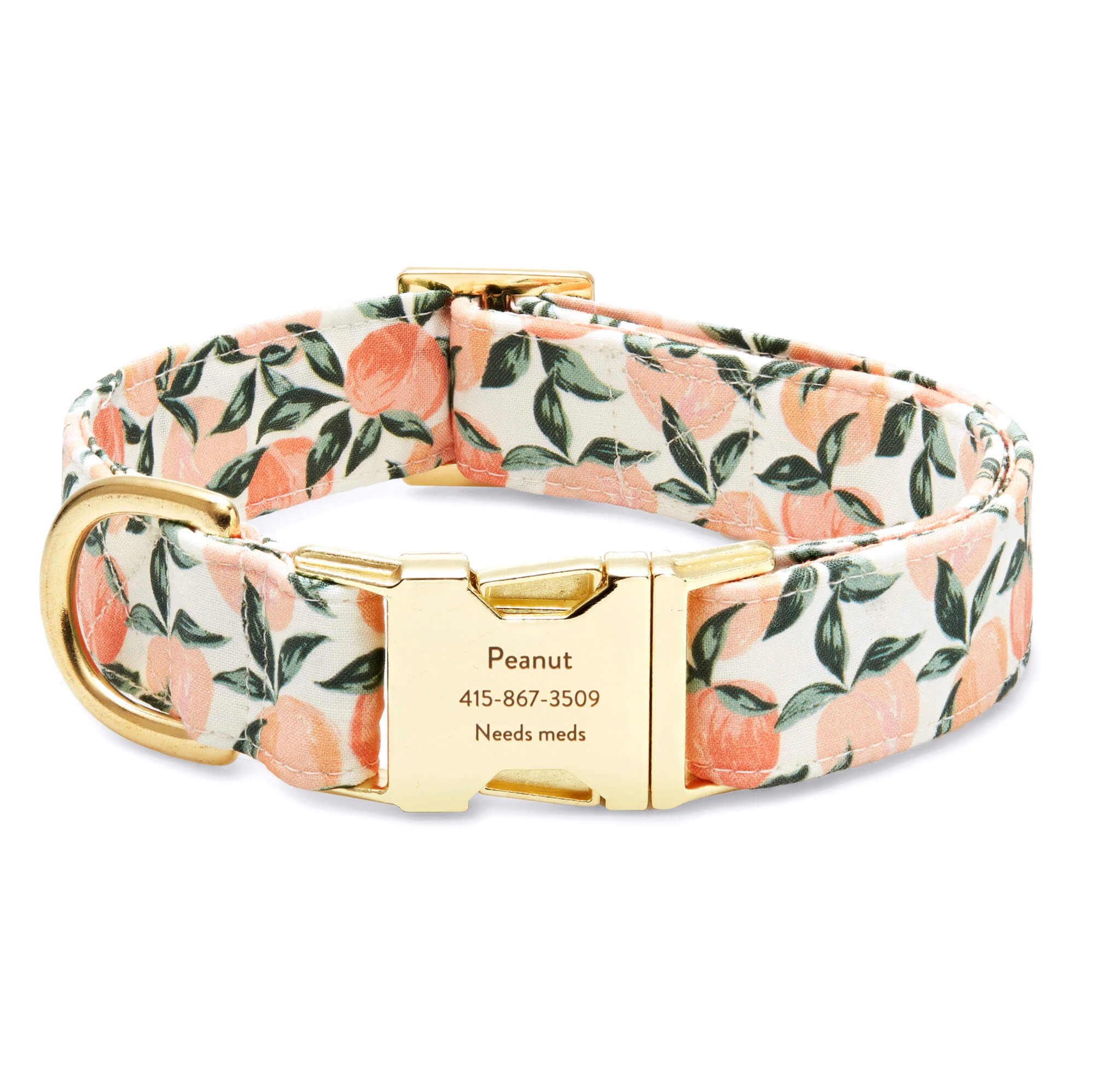 Peaches and Cream Dog Collar
