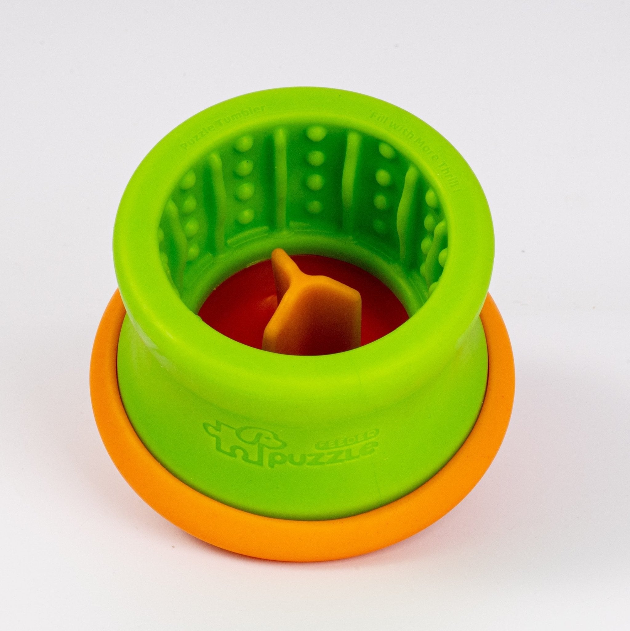 Dog Puzzle Tumbler M - Puzzle Feeder Enrichment Toy (for S/M Breeds)
