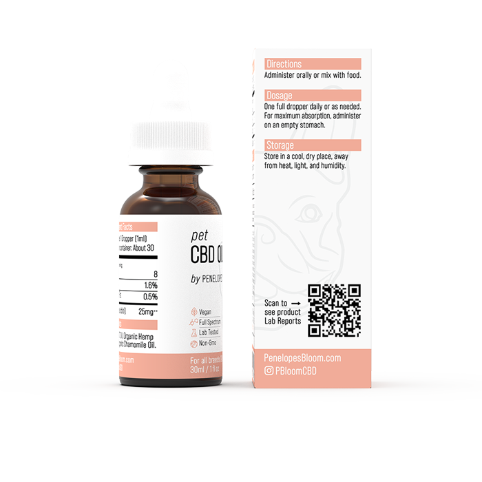 CBD Oil For Dogs 250mg – 1000mg