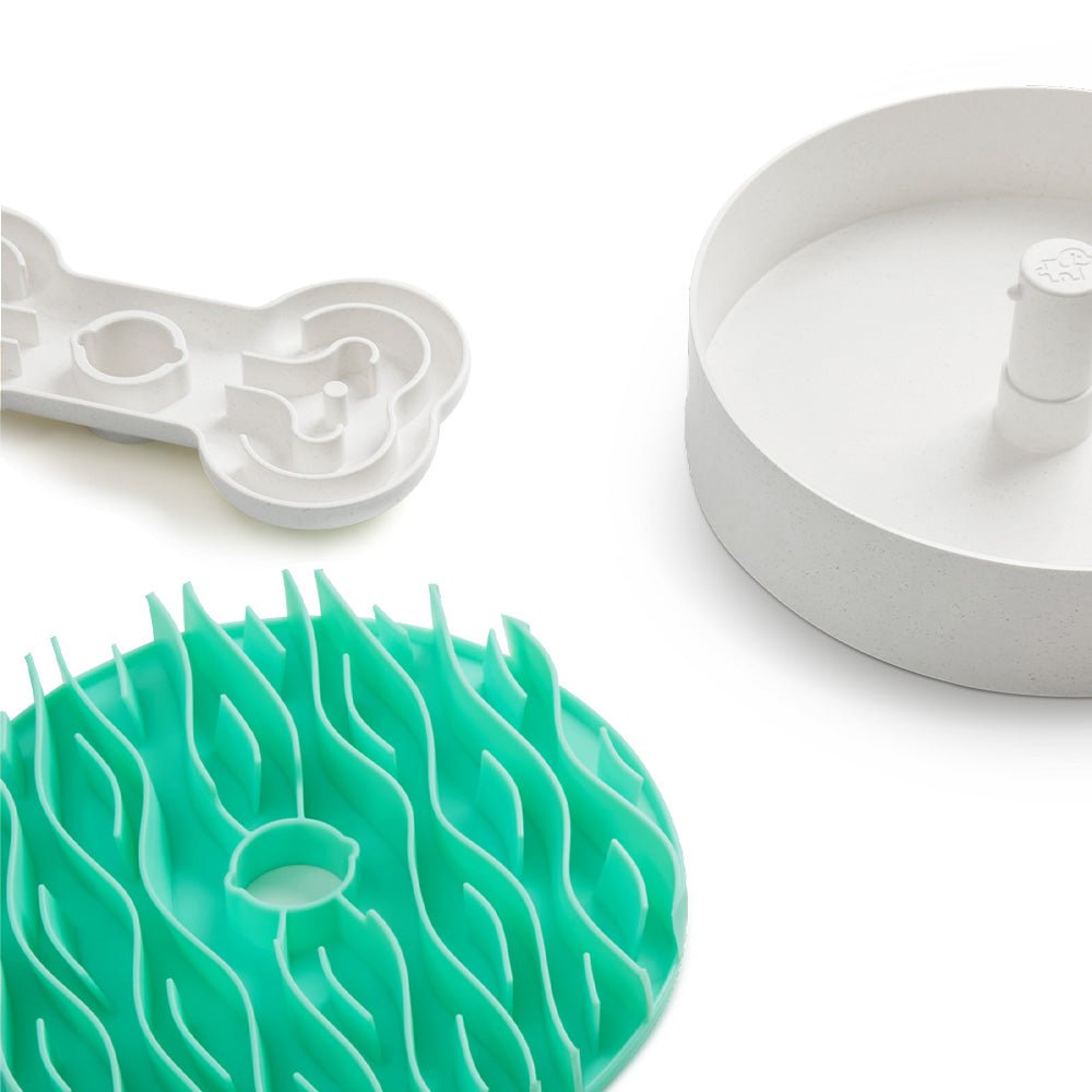 Puzzle Feeder™ Wave - Slower than a Slow Feeder - For Dogs (Green)
