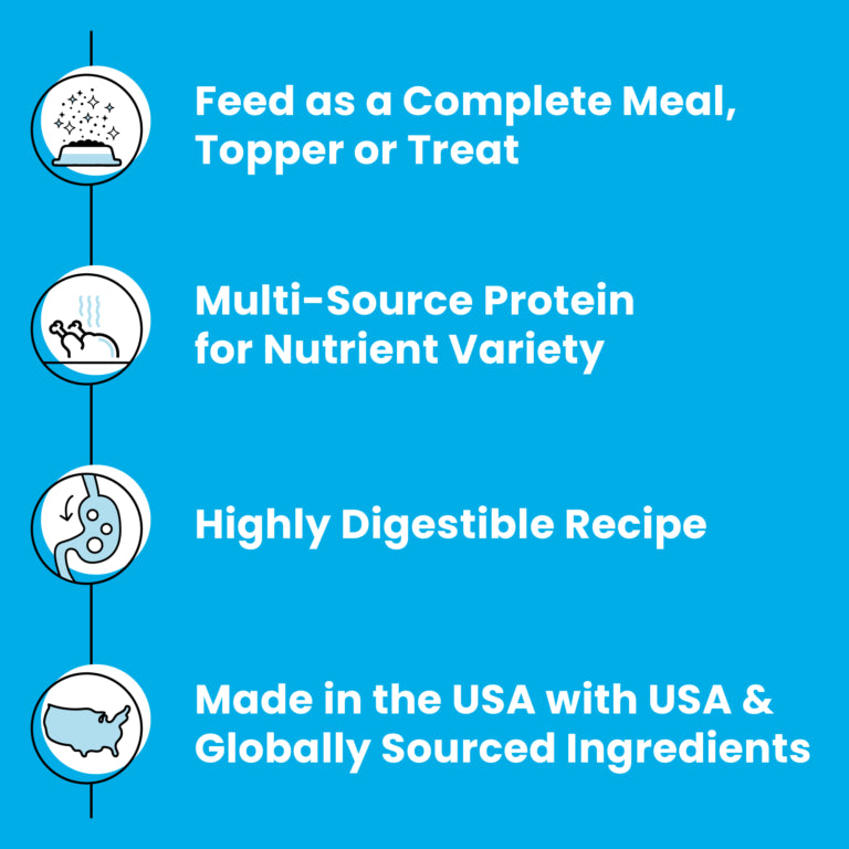 Rawbble® Freeze-Dried Food for Dogs – Chicken & Salmon Recipe