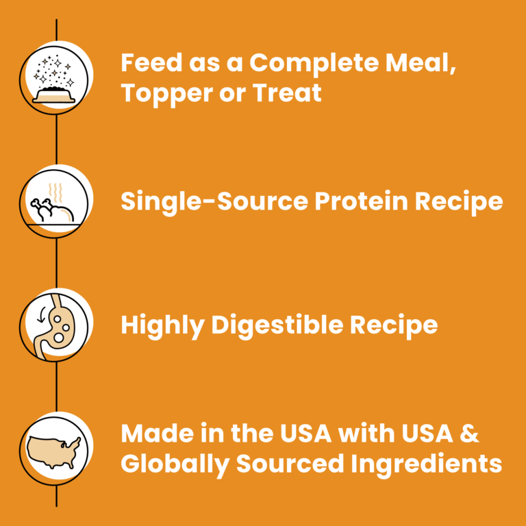 Rawbble® Freeze-Dried Food for Dogs – Chicken Recipe