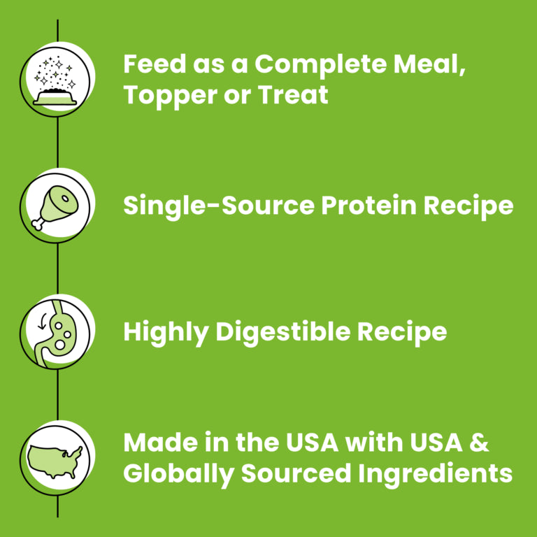 Rawbble® Freeze-Dried Food for Dogs – Pork Recipe
