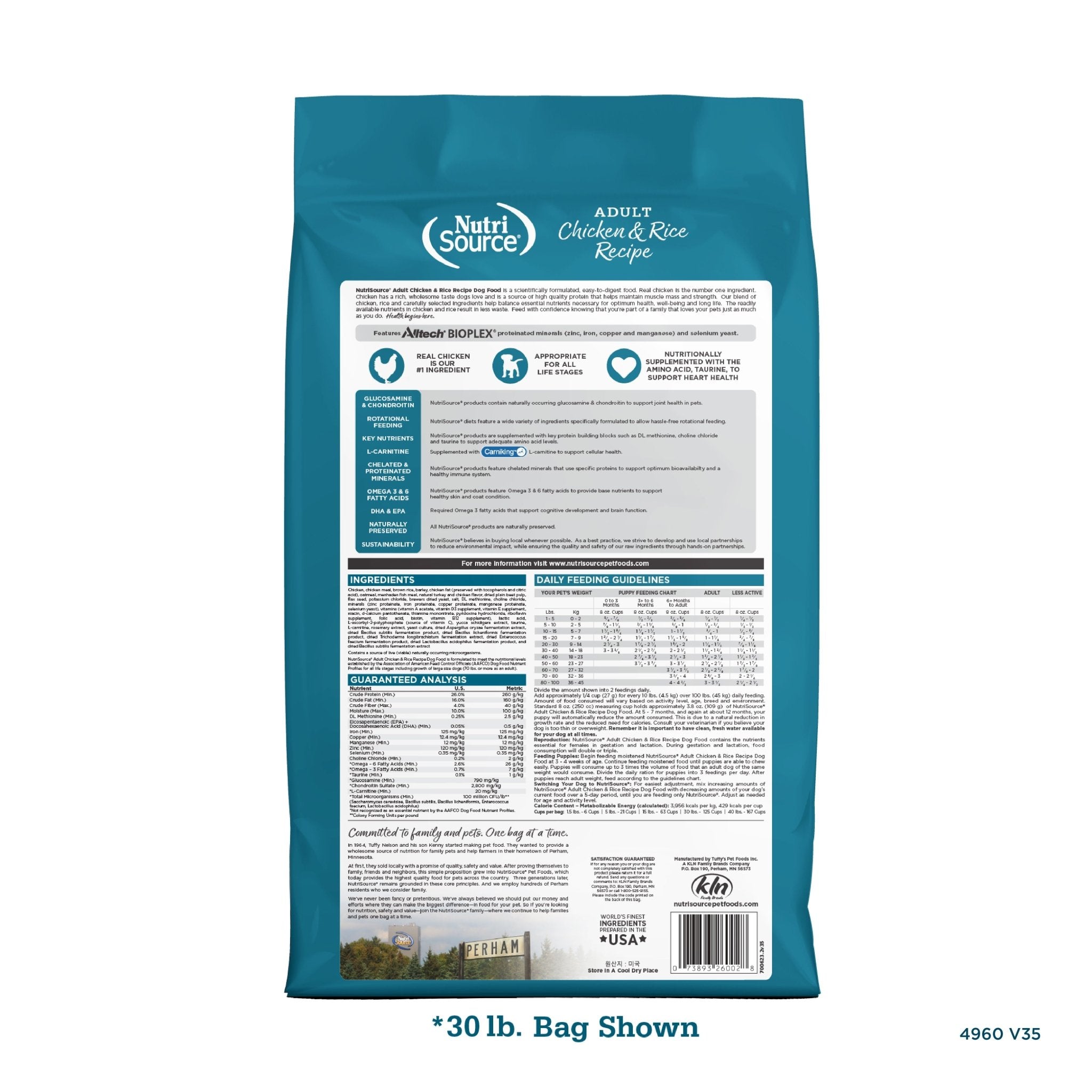 Adult Chicken & Rice - Eva Pet - NutriSource