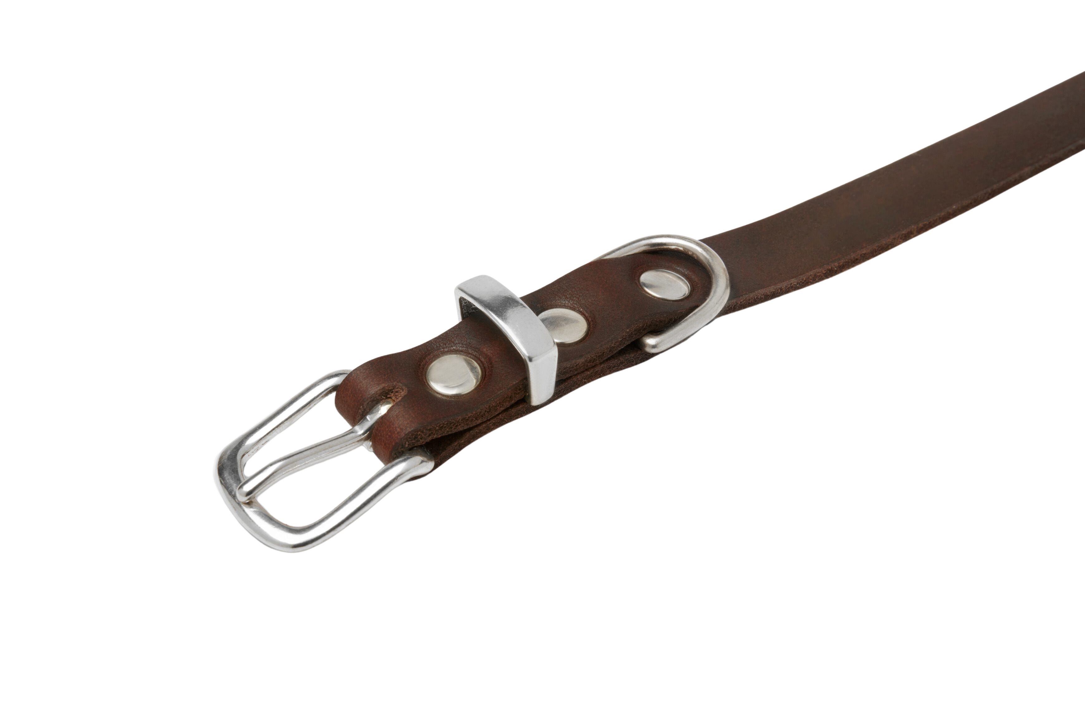 Butter Leather Dog Collar - Classic Brown