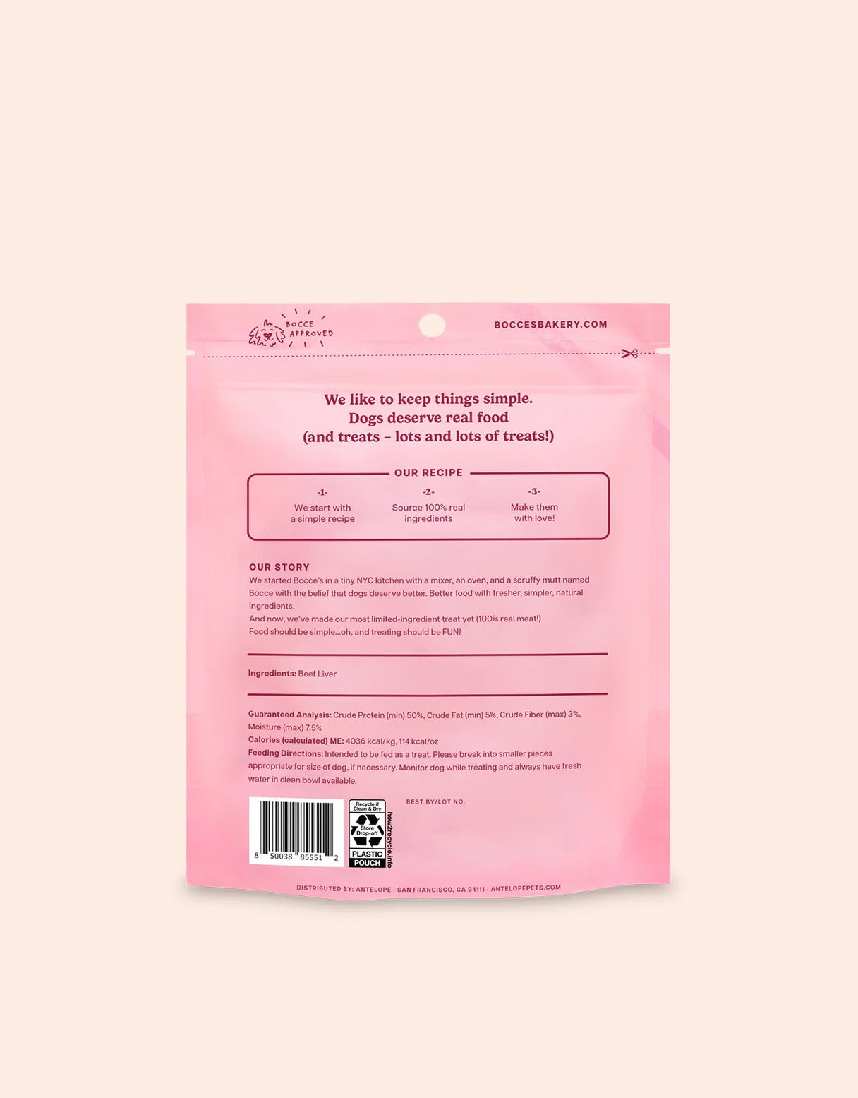 Beef Liver Freeze - Dried - Eva Pet - Bocce's Bakery