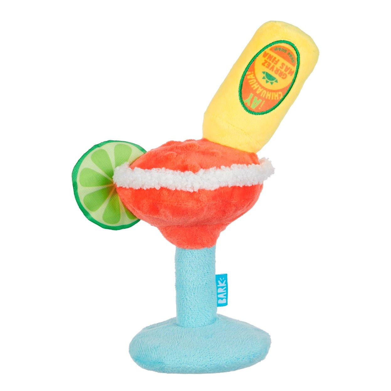 Bulldog Barkarita Plush Dog Toy - Eva Pet - BARK