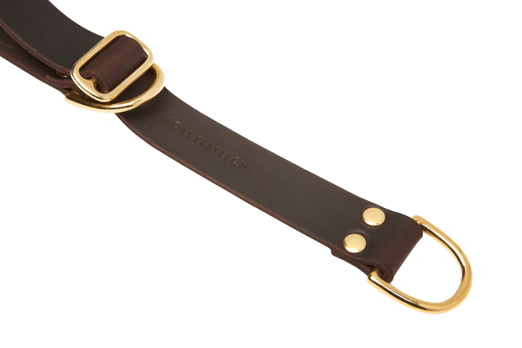 Butter Leather Retriever Dog Collar - Classic Brown - Eva Pet - mollyandstitchus