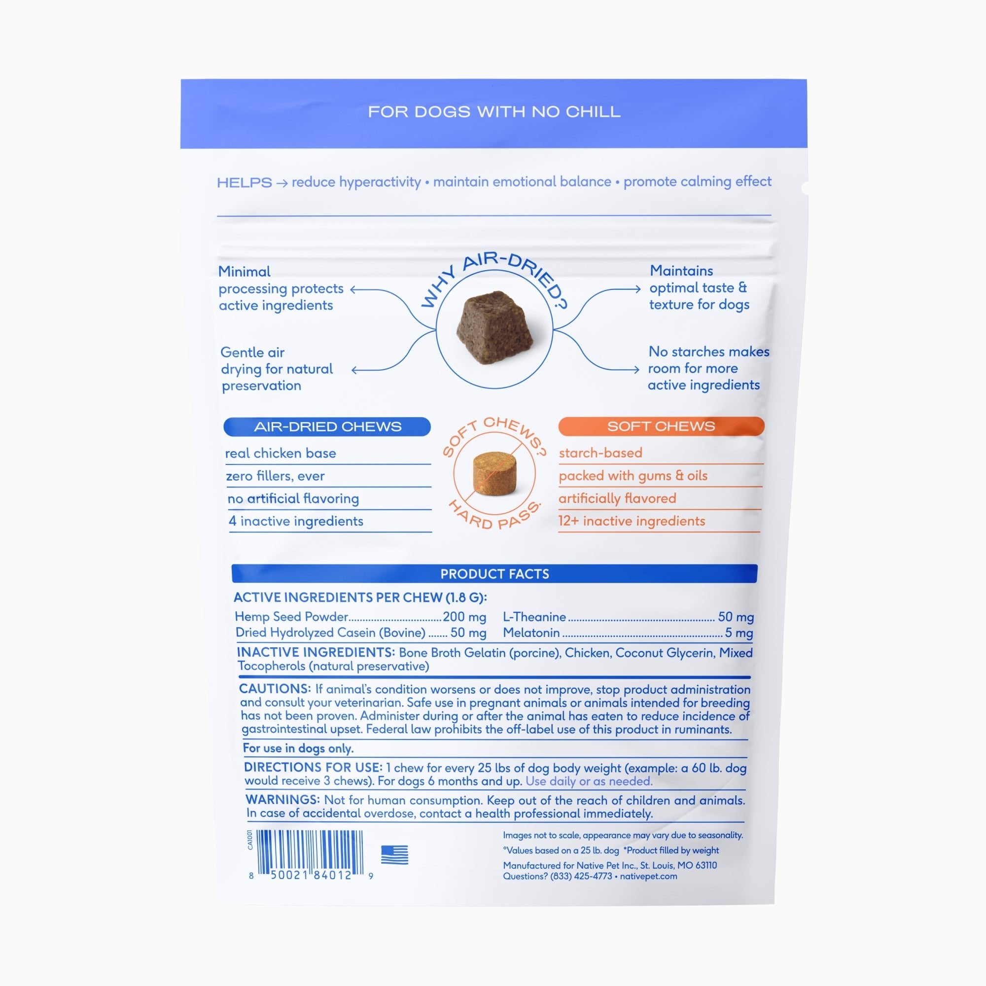 CALM CHEWS - Eva Pet - Native Pet