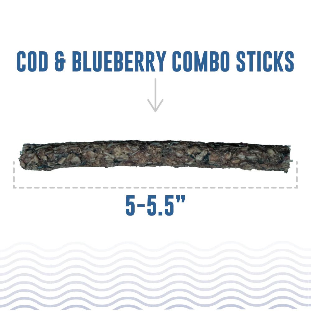 Cod & Blueberry Combo Sticks For Dogs - Eva Pet - Icelandic+