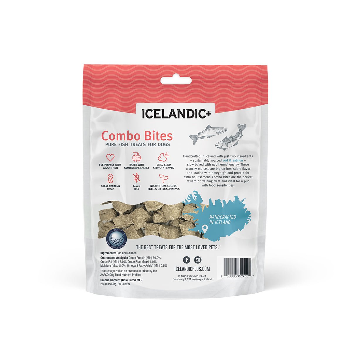 Cod & Salmon Combo Bites Fish Dog Treats - Eva Pet - Icelandic+