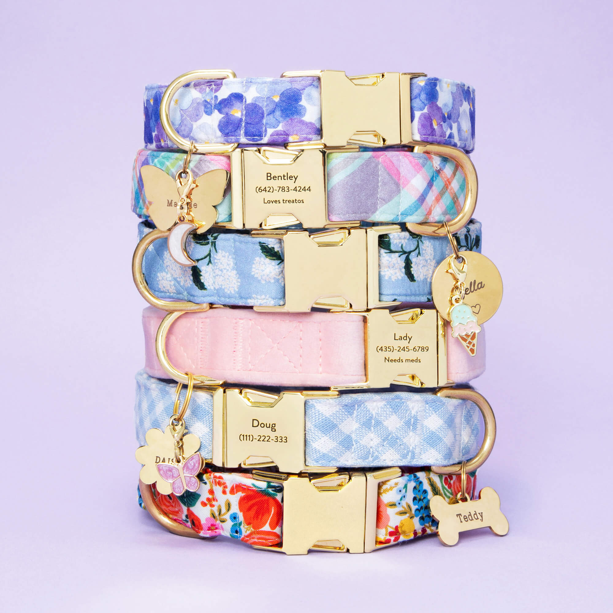 Rifle Paper Co. x TFD Garden Party Dog Collar