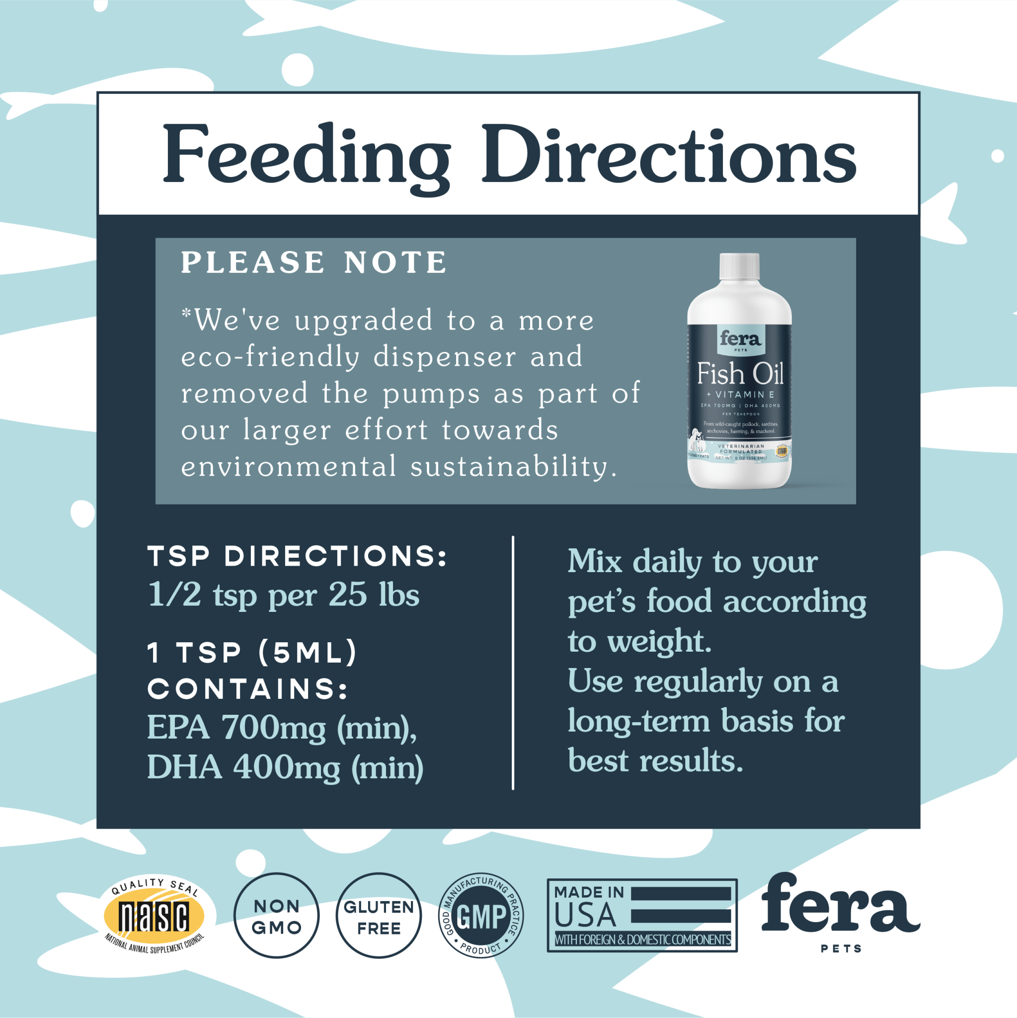 Fish Oil - Eva Pet - Fera Pet Organics