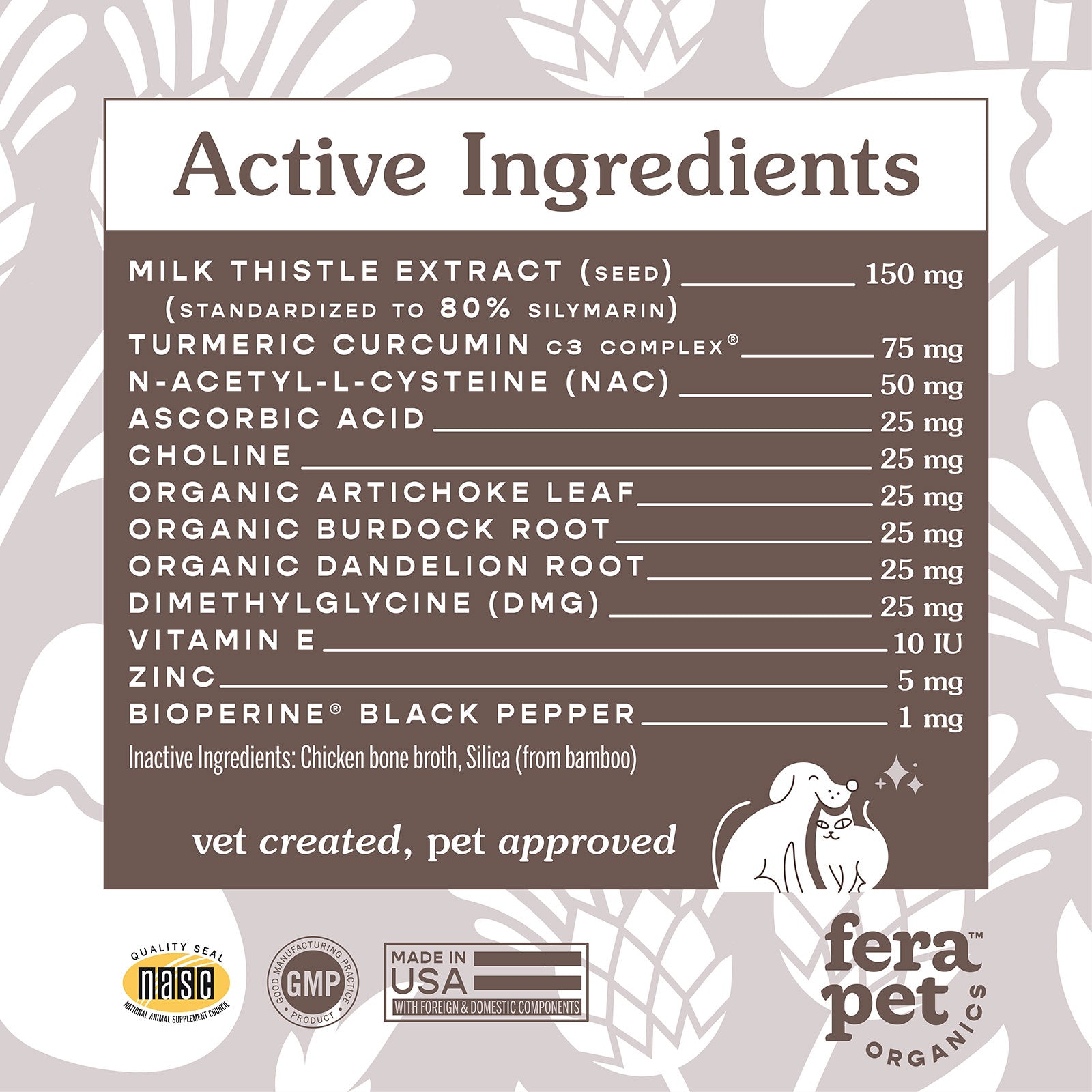 Liver Support for Dogs and Cats - Eva Pet - Fera Pet Organics