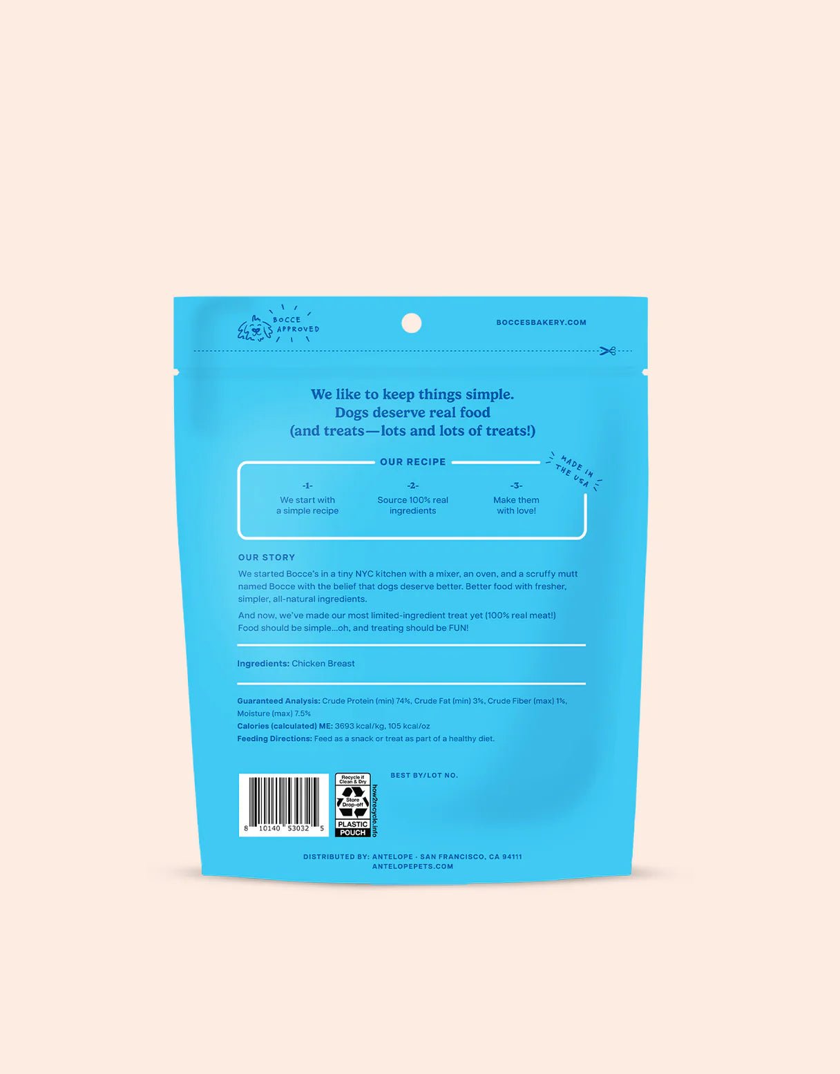 Popcorn Chicken Freeze - Dried - Eva Pet - Bocce's Bakery