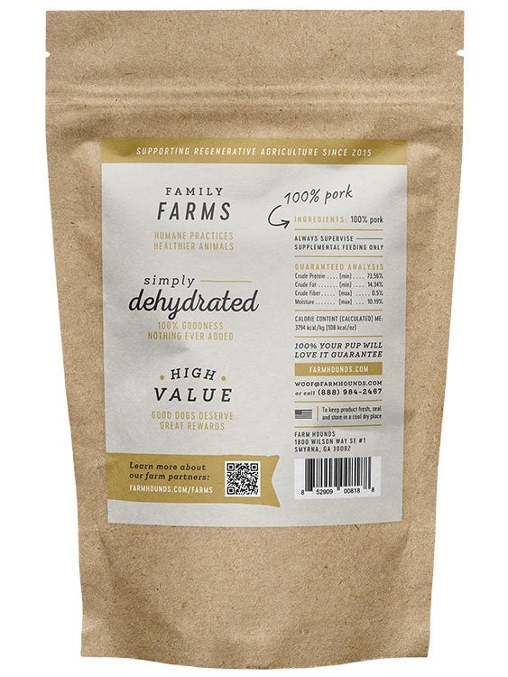 Pork Jerky - Eva Pet - Farm Hounds