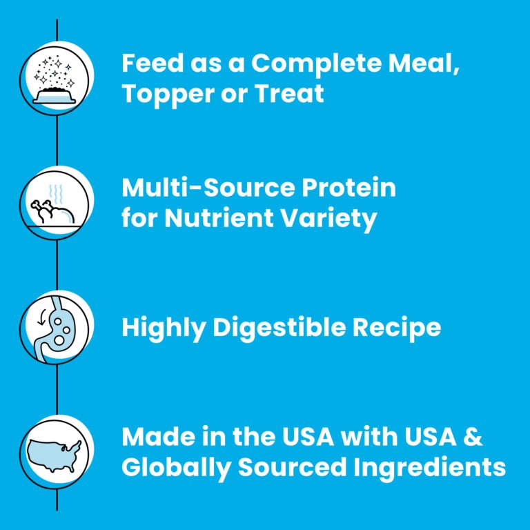 Rawbble® Freeze - Dried Food for Dogs – Chicken & Salmon Recipe - Eva Pet - Bixbi