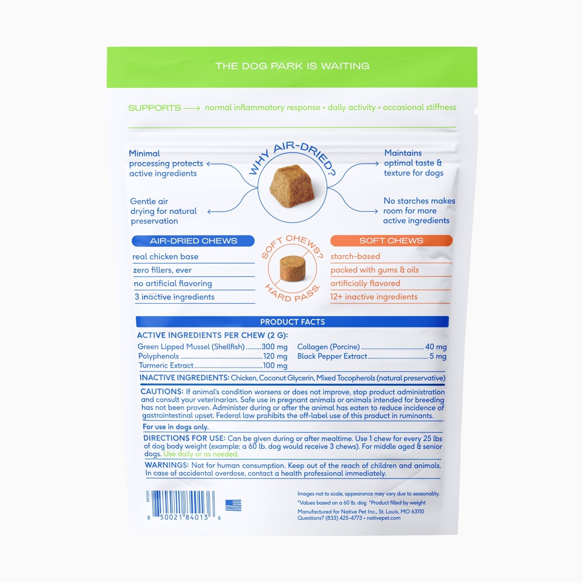 RELIEF CHEWS - Eva Pet - Native Pet