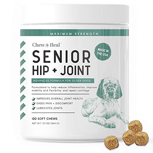 Senior Hip & Joint Dog Supplement - Eva Pet - Chew + Heal
