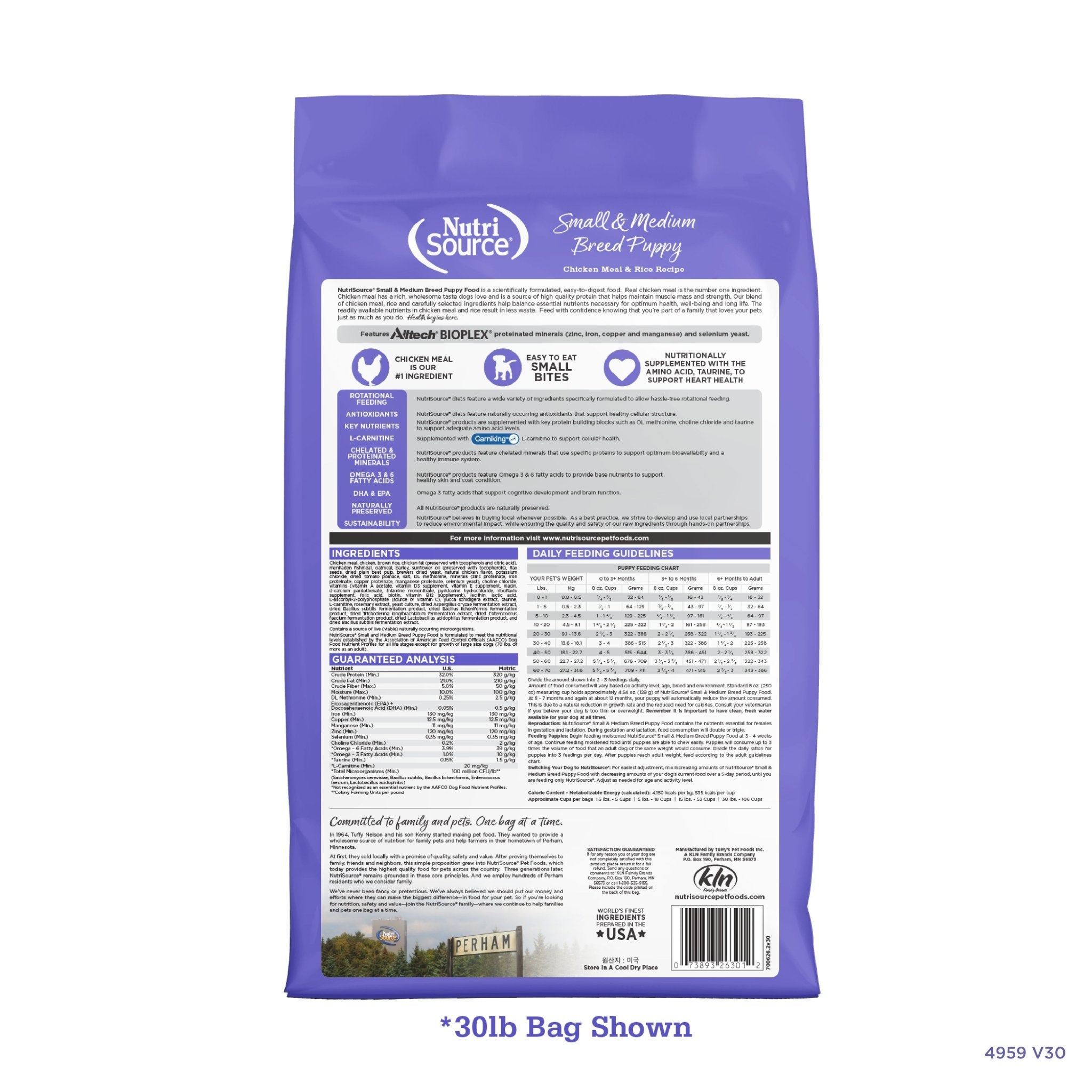 Small and Medium Breed Puppy - Eva Pet - NutriSource