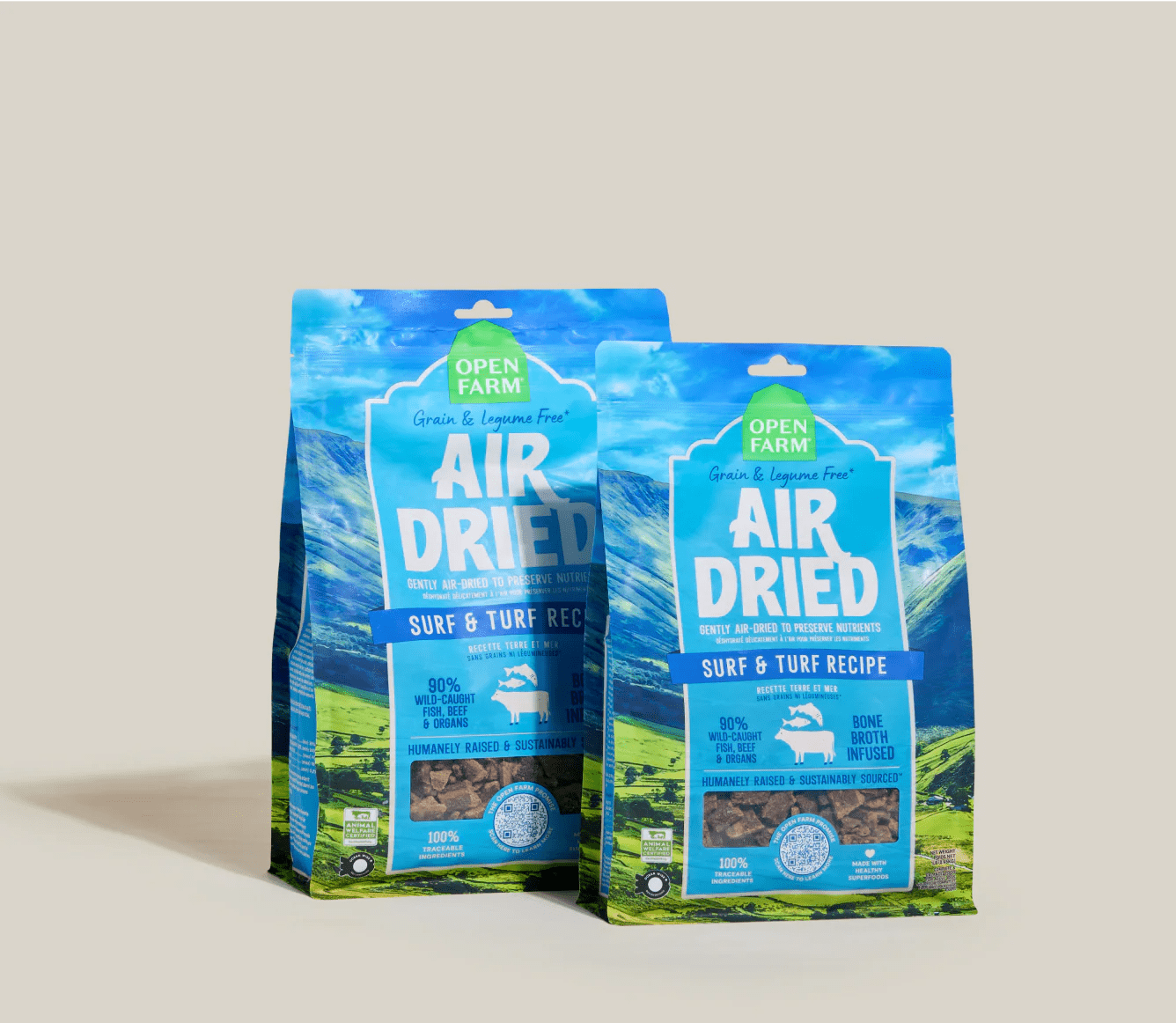 Surf and Turf Air Dried Recipe for Dogs - Eva Pet - Open Farm