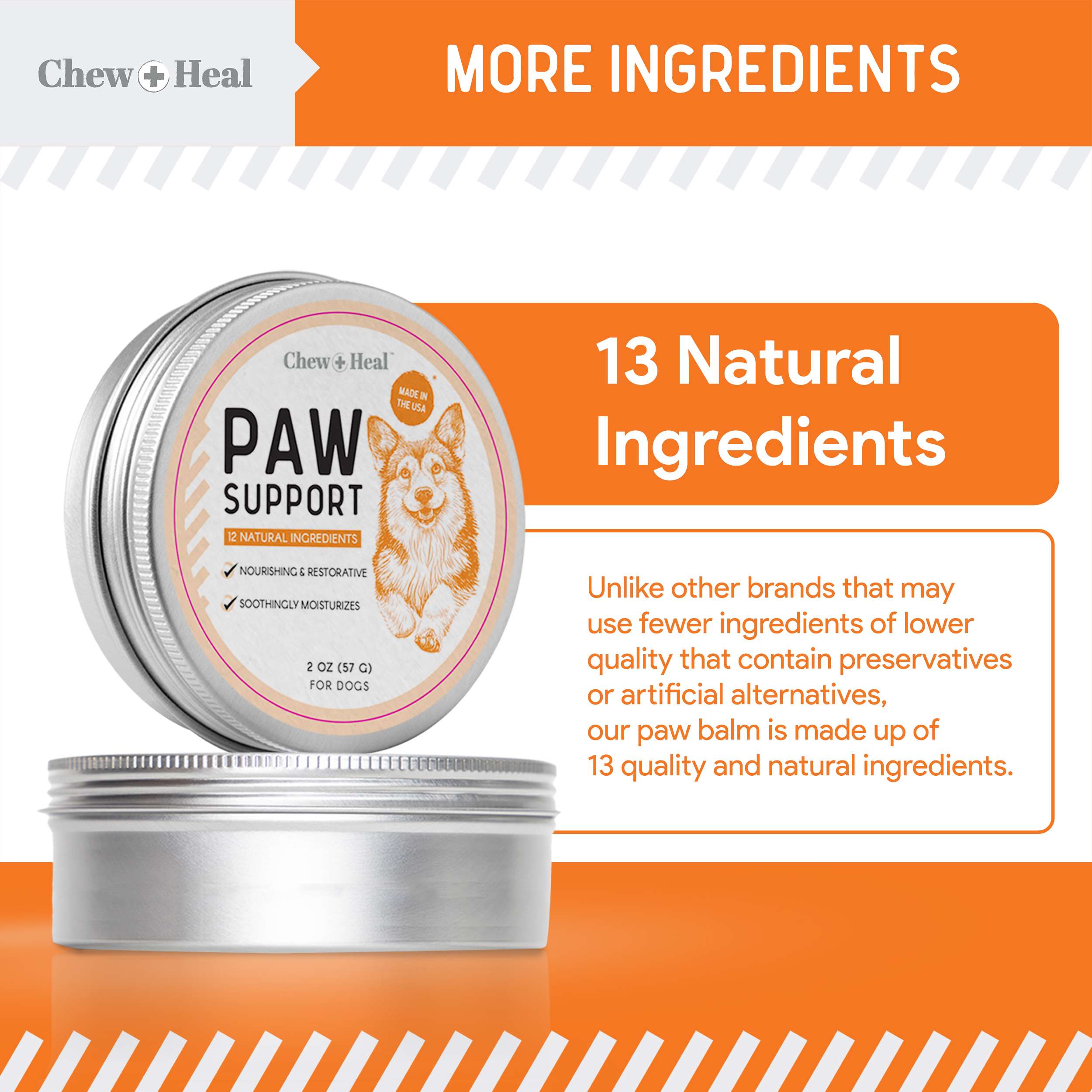 Paw Support Revitalizing Dog Paw Balm
