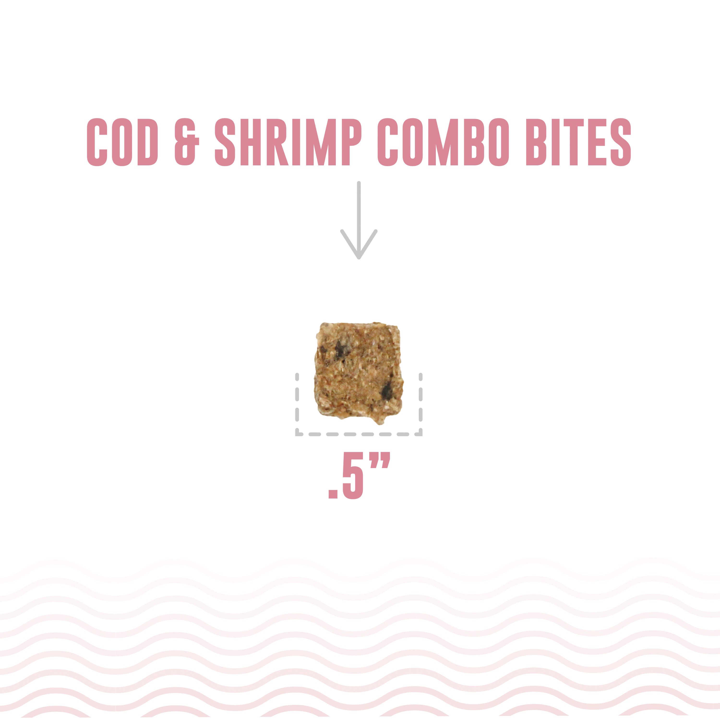 Cod & Shrimp Combo Bites Fish Dog Treats