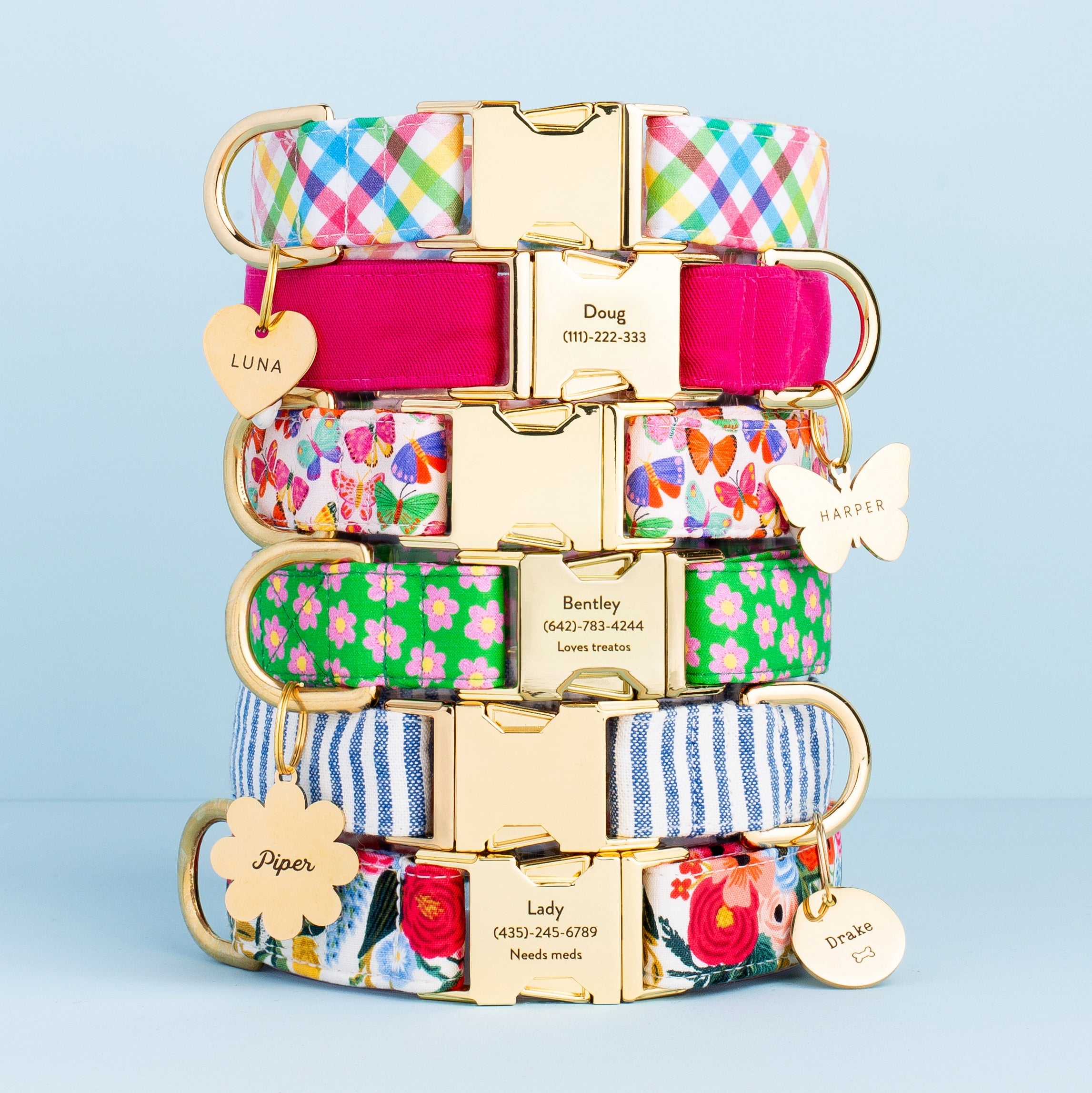 Rifle Paper Co. x TFD Garden Party Dog Collar