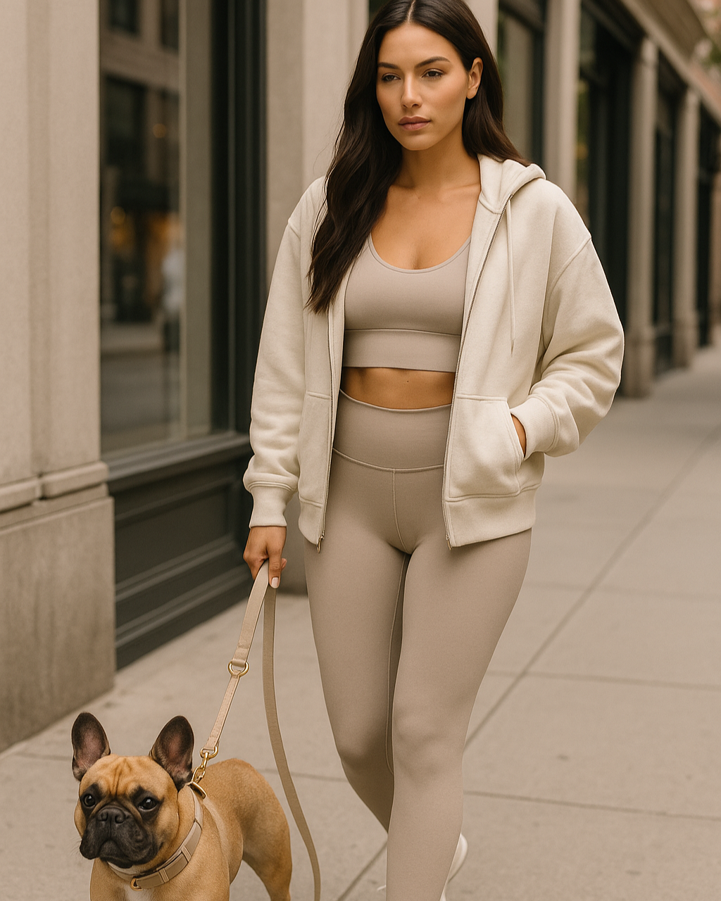 Dogg collar and leash set french bulldog frenchie
