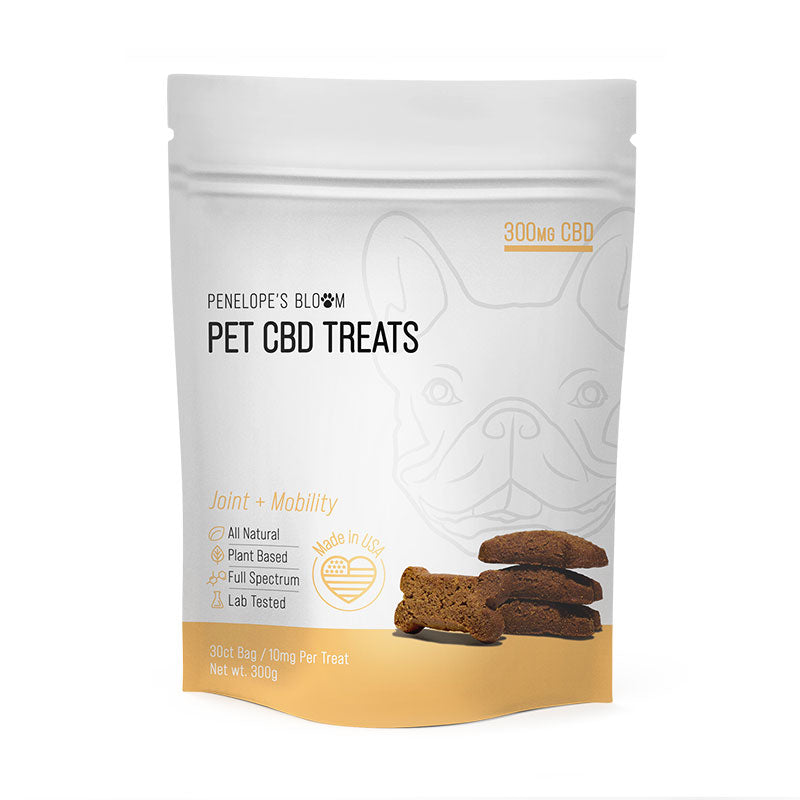 CBD Dog Treats for Joint + Mobility – Small to Medium Dogs – 300mg