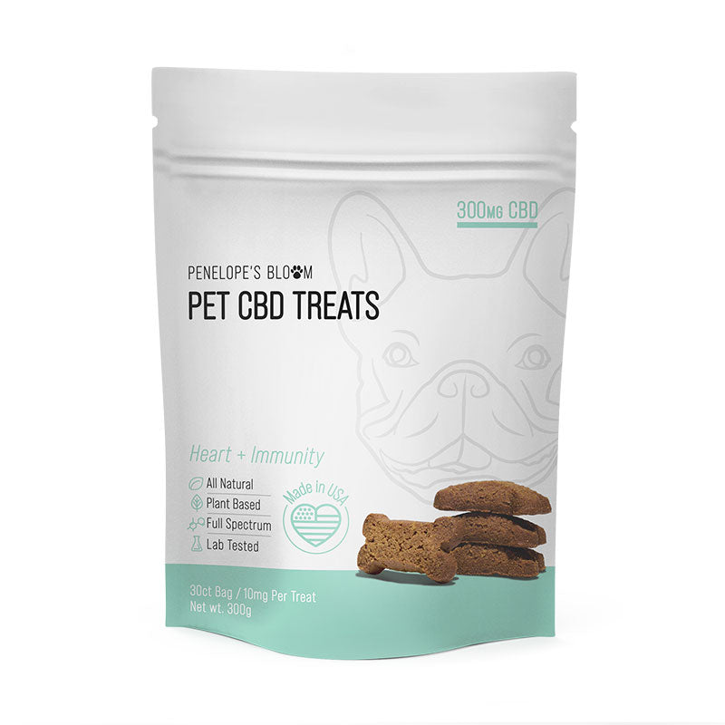 CBD Dog Treats for Heart + Immunity – Small to Medium Dogs – 300mg