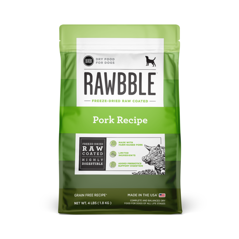 Rawbble® Dry Food for Dogs – Pork Recipe