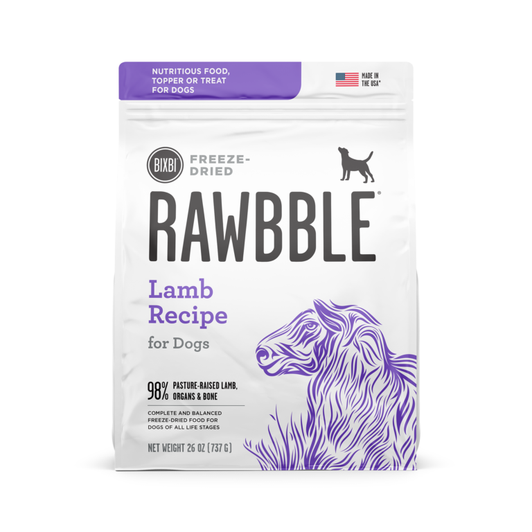 Rawbble® Freeze-Dried Food for Dogs – Lamb Recipe