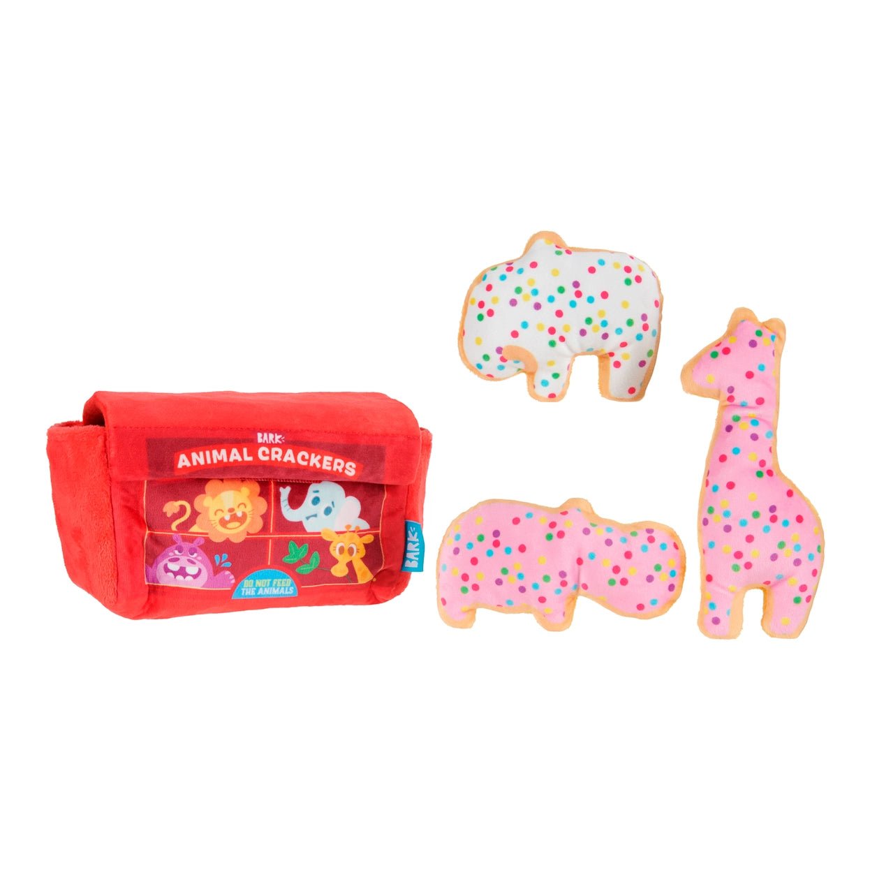 Animal Squeakers Snacks Plush Dog Toy - Eva Pet - BARK