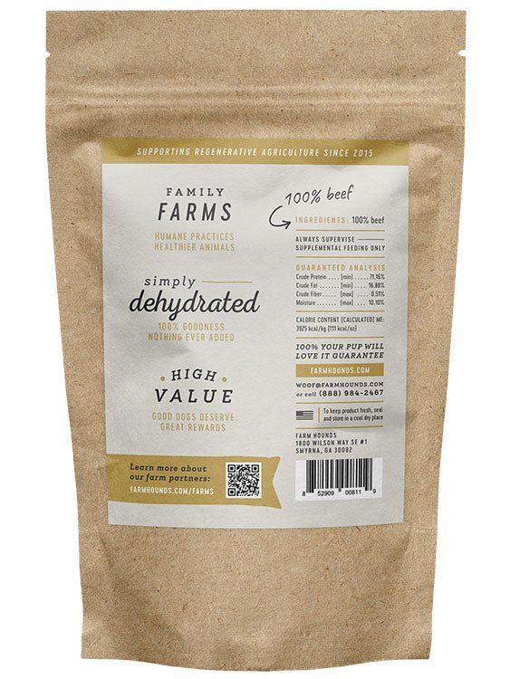 Beef Jerky - Eva Pet - Farm Hounds