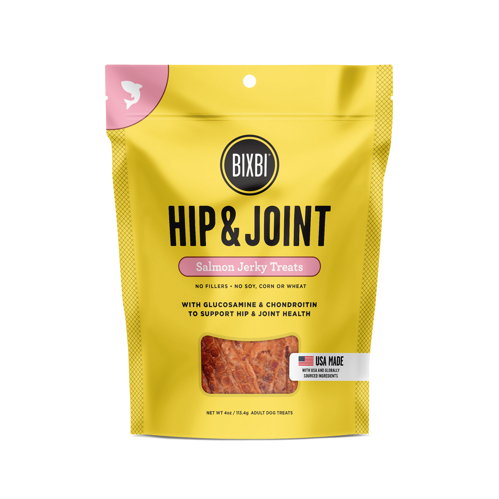 BIXBI® Hip & Joint Jerky Treats for Dogs – Salmon Recipe - Eva Pet - Bixbi
