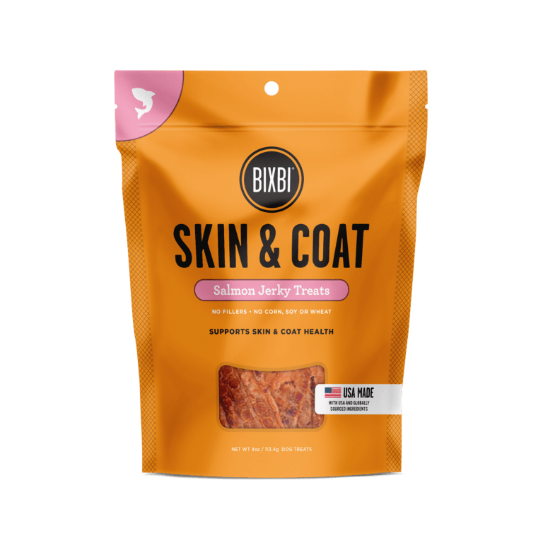 BIXBI® Skin & Coat Jerky Treats for Dogs – Salmon Recipe - Eva Pet - Bixbi