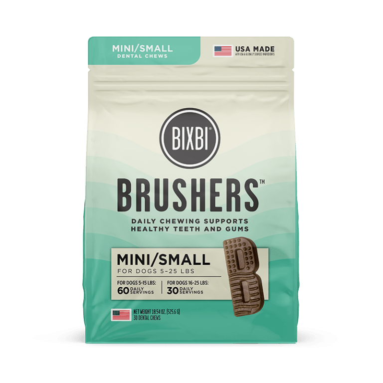 Brushers™ Dental Chews – Extra Small and Small Dogs - Eva Pet - Bixbi