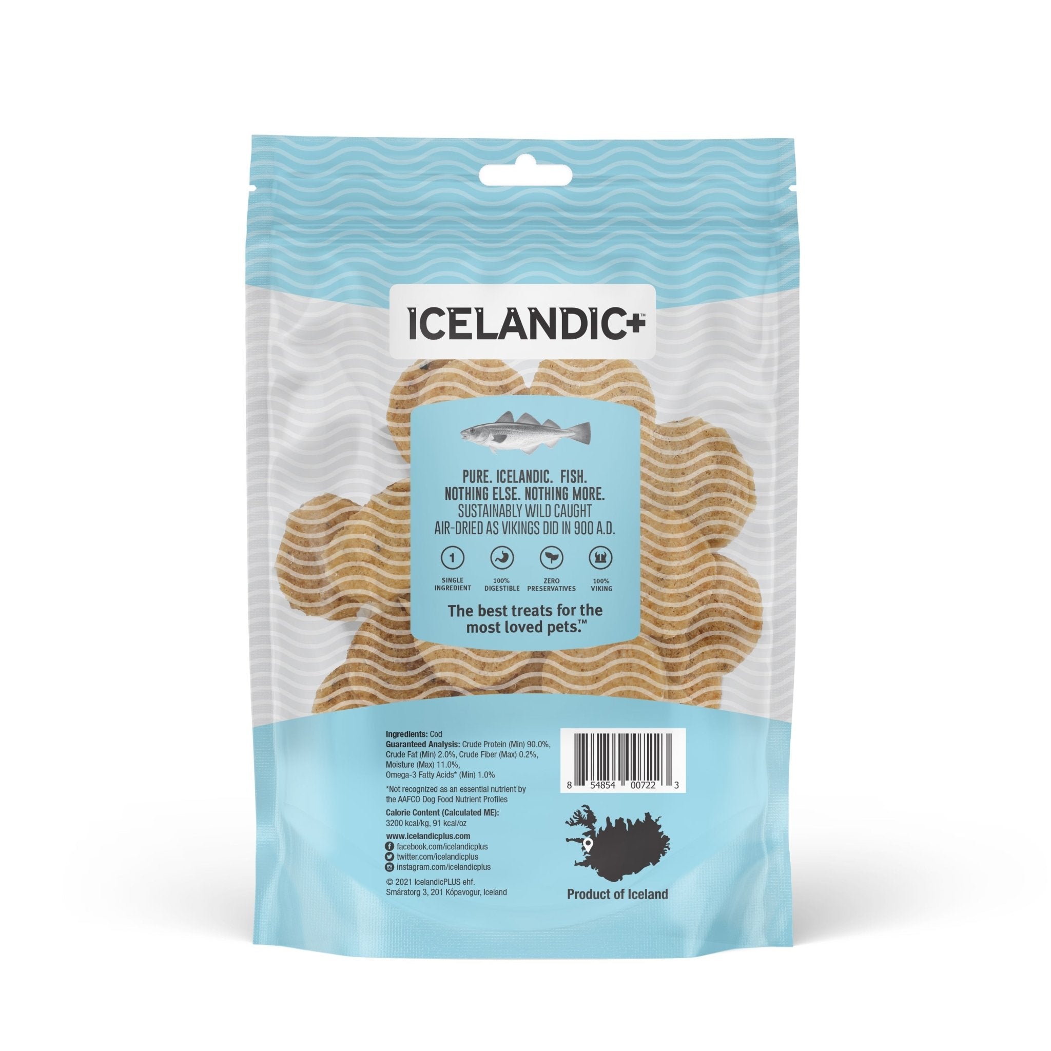 Cod Fish Chips Dog Treats - Eva Pet - Icelandic+
