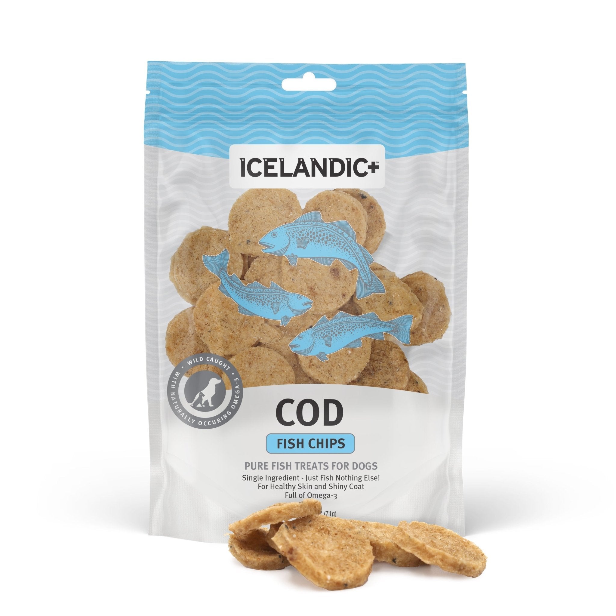 Cod Fish Chips Dog Treats - Eva Pet - Icelandic+