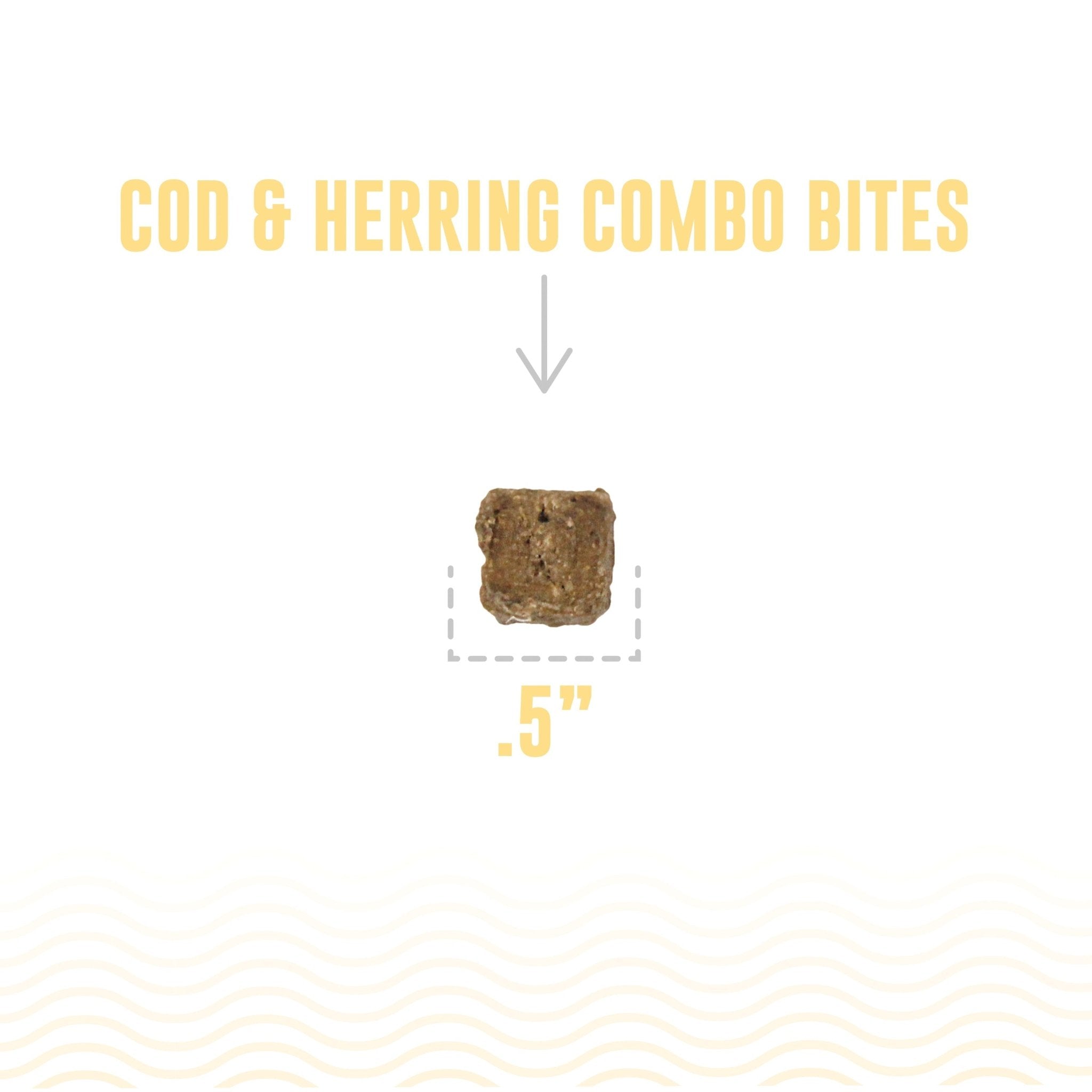 Cod & Herring Combo Bites Fish Dog Treats - Eva Pet - Icelandic+