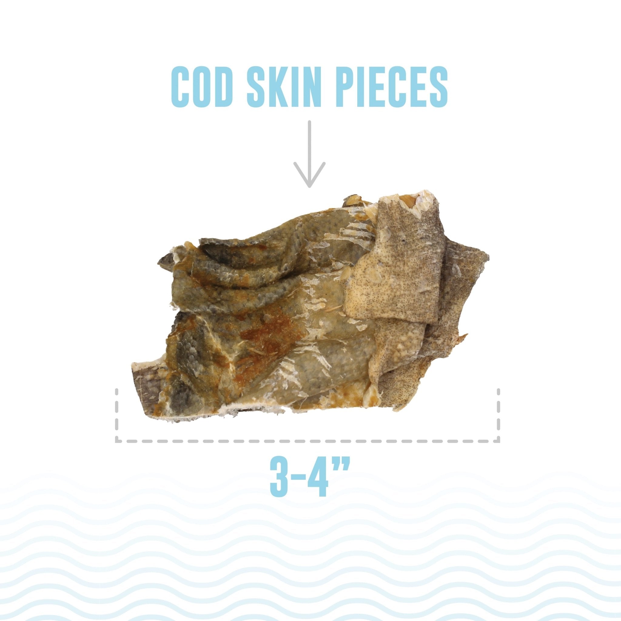 Cod Skin Pieces Dog Treats - Eva Pet - Icelandic+