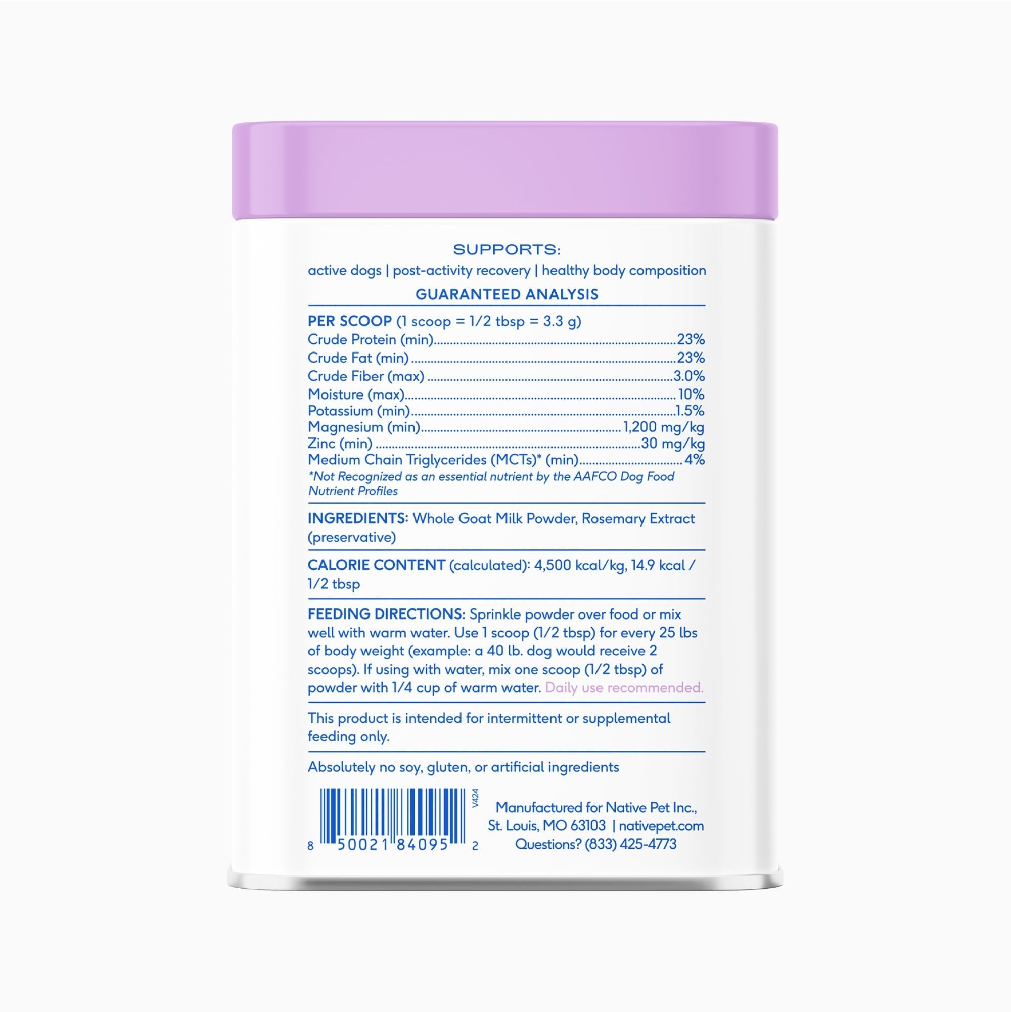 GOAT MILK - Eva Pet - Native Pet