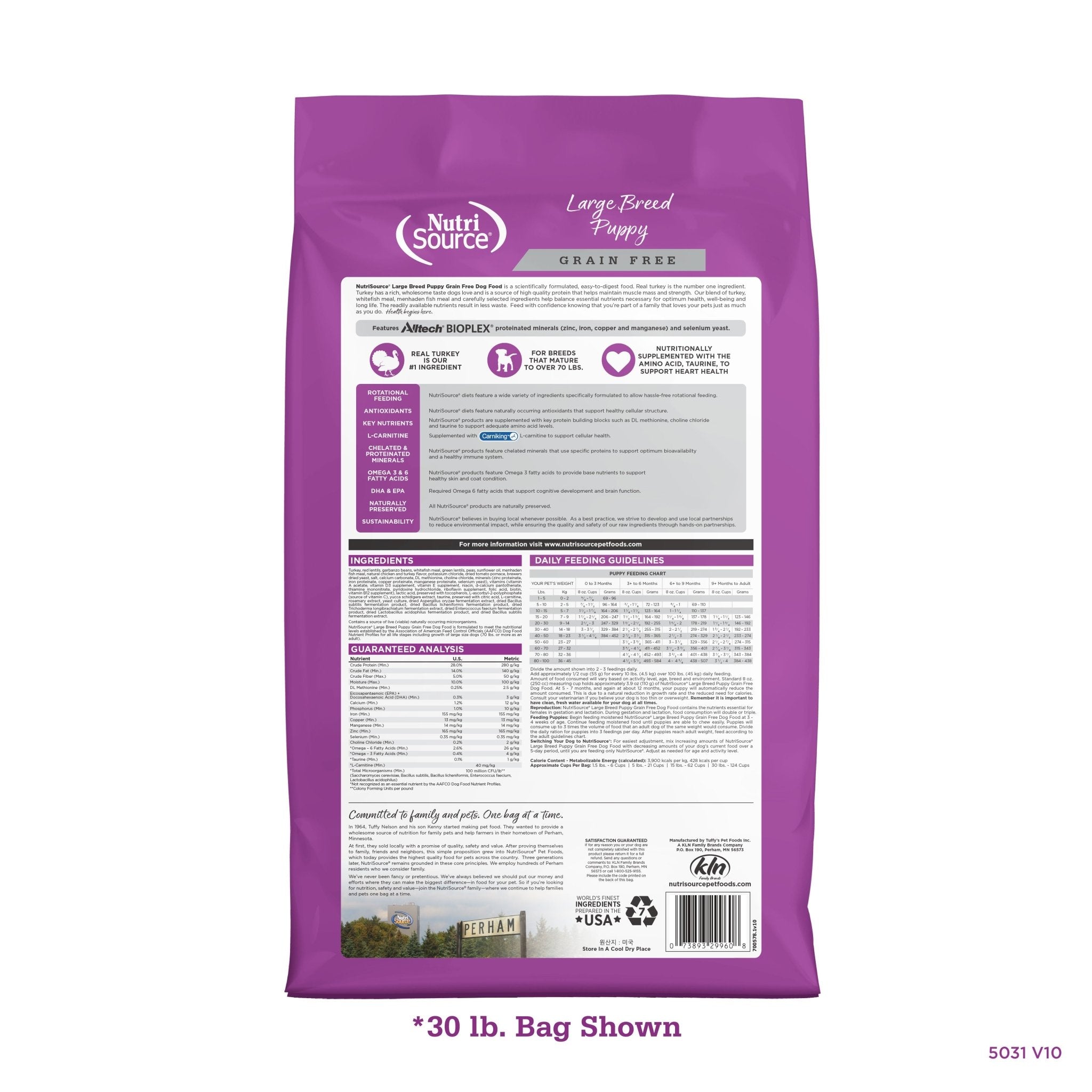 Grain Free Large Breed Puppy - Eva Pet - NutriSource