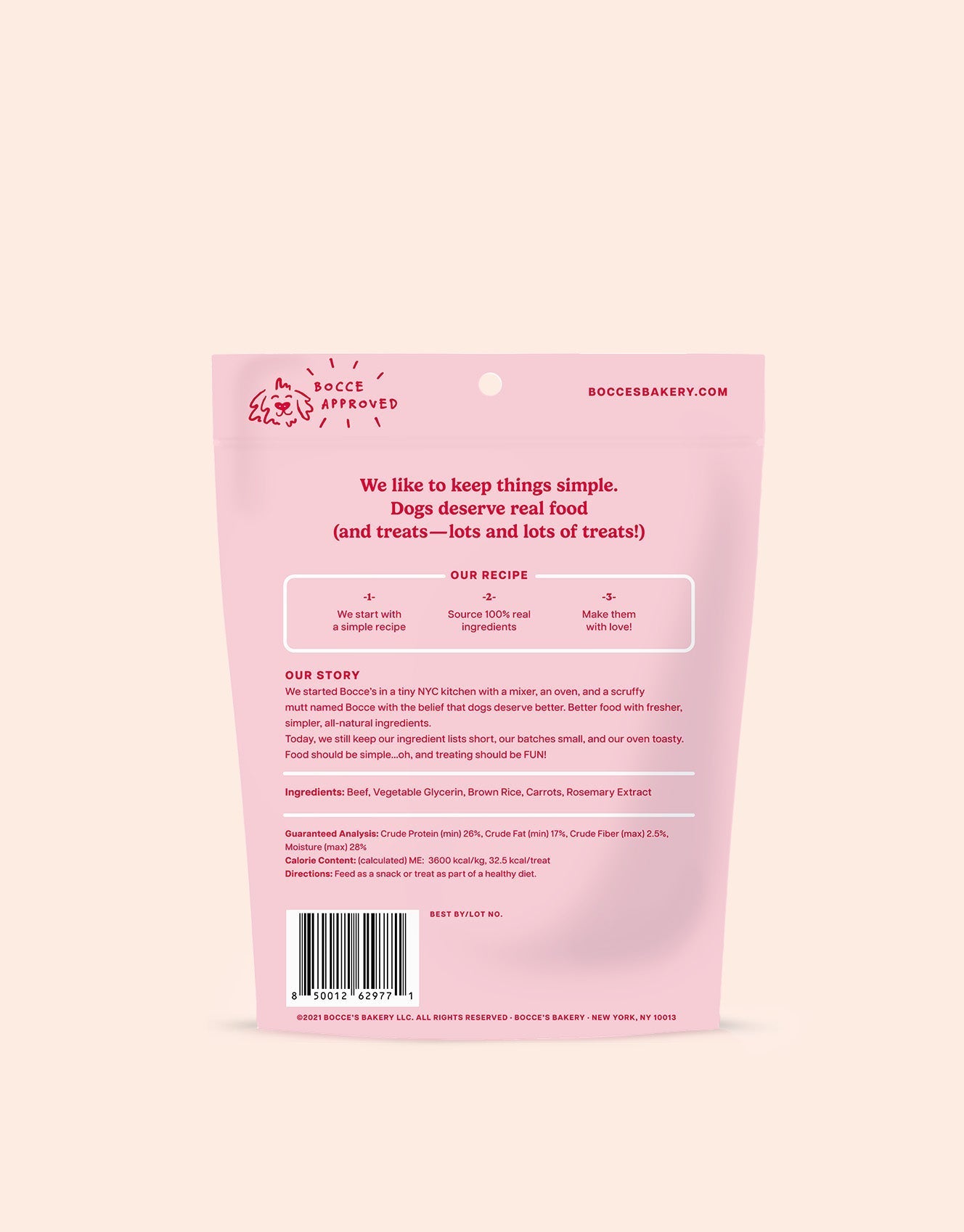 Grazers Beef & Carrot Jerky Sticks - Eva Pet - Bocce's Bakery